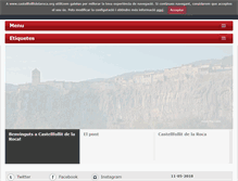 Tablet Screenshot of castellfollitdelaroca.org